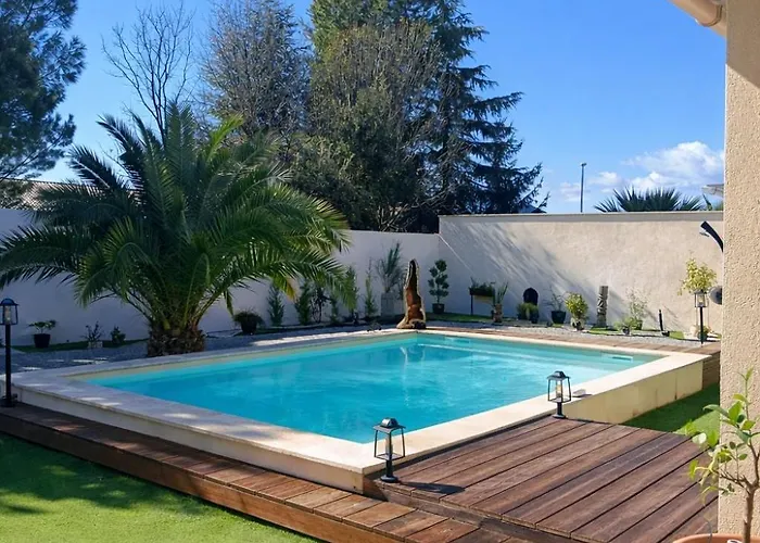 Apartment Bleu Comme Un Jardin - Private Swimming Pool & Jacuzzi *